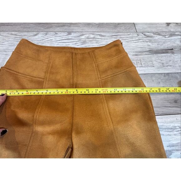 G by Giuliana tan/caramel faux suede casual/dress pants size 4 - Picture 5 of 11